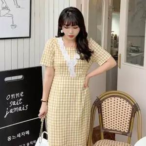 [의류] LHA_IT 잇백잇슈 로티 체크 원피스