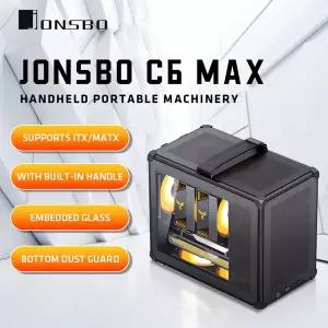 호환  JONSBO C6 MAX 메쉬 핸들 MATX 케이스 공구 없이 설치 컴팩트 타워 케이스 뛰어난 냉각 기능 게이밍