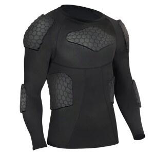 패딩 압축 셔츠 반팔 축구 보호 장비