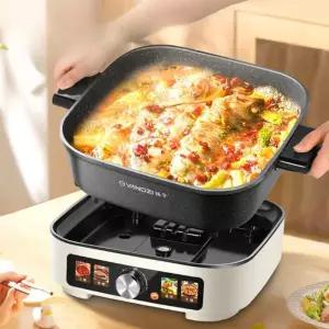 대용량 프라이팬 전기냄비 전골냄비 6L 샤브샤브 훠궈 멀티쿠커 전기