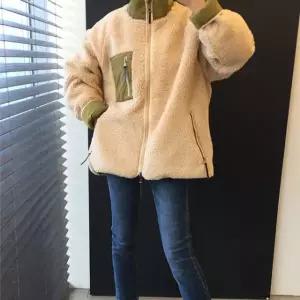 양털자켓 2-way 뽀글이집업 여성양털후리스 롱뽀글이 ndI8+1dhT