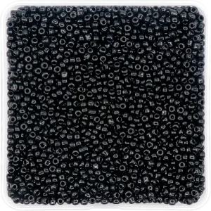 Avoau 3mm 유리 씨앗 구슬 불투명 블랙 약 5000개/150그램 DIY 팔찌 목걸이 공예 보석 제작 용품