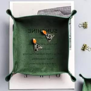 [생활] 그린 정리함 가죽 대 수납 서랍정리함 보관함 다용도 트레이