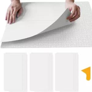 ALL4JIG 퍼즐 세이버 - 1000-3000개용 24팩 접착 시트 접착식 스티커 보존이 용이하고 프레임 직소