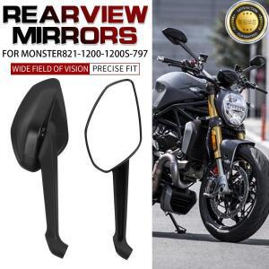 두카티 디아벨 14 몬스터 821 1200 797 다크 오토바이 왼쪽 오른쪽 백미러 사이드
