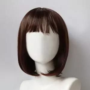 일자 앞머리 단발 통가발 편한 스타일링 스타일변화 HXo7+4LCe