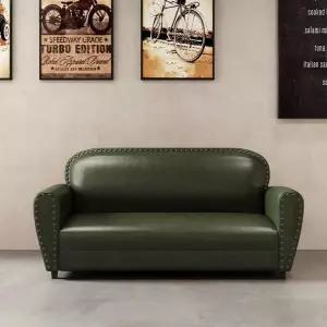 4인용 빈티지소파 클래식 대표실 사무실 엔틱 럭셔리 가죽쇼파