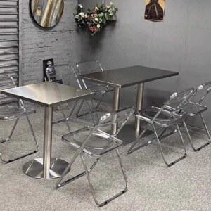 매장 스텐 테이블 탁자 공업용 인테리어 의류매장 카페 야외