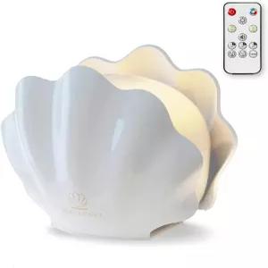 에센셜 오일 디퓨저 260ML 리모컨이 있는 쉘 아로마 침실 홈 릴랙세이션을 위한 7가지 색상의 LED 야간