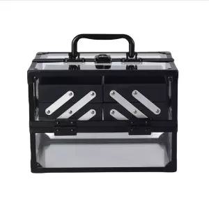 메이크업 아티스트 박스 화장품 수납함 투명 파우치