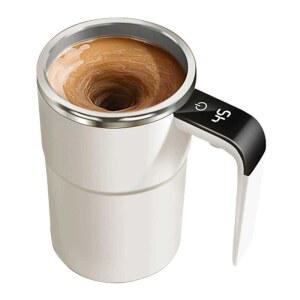 교반 밀크셰이크 스테인레스 아이디어 마그네틱 회전 머그잔 높은 자동 우유 믿음직] 밀크쉐