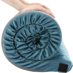 언더우드 애그리게이터 폼 캠핑 매트리스 - 침대용 롤업 슬리핑 매트 커버가 있는 캠핑용 패드 휴대용