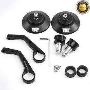 Royal Enfield BulletMeteorClassic 350 Interceptor CNC 오토바이 바 엔드 미러 레트로 핸들 팁