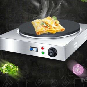 펜케이크 기계 업소용 노점 수플레 주방 그릴 전기스토브 크레페 원형냄비 누룽지기계 만드는