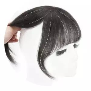 여성 앞머리가발 인조 부분가발 자연스러운 인조모 uOY9+2TOn