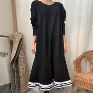 빅사이즈 012 테니스배색주름원피스 DBSC138 (6354594A)