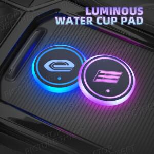 푸조 EV 전기 자동차 로고 208 이온 엠블럼 물컵매트 음료 거치대 인테리어 장식