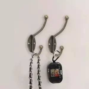 [생활] 2단 옷걸이 후크 10p세트 가방 모자 벽걸이 고리