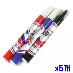 [문구/오피스] 선명한 모나미 유성매직 3P x5개