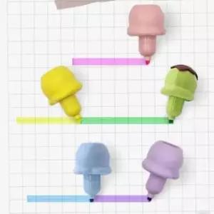 [문구/오피스] 아이스크림 5색 형광펜 문구형광펜 책밑줄펜