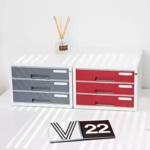 [문구/오피스] 다용도 3단 컬러 서류함 1P 문서 종이 트레이 정리함