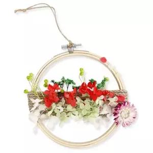 창의활동- 프리저브드 플라워 자수틀 리스 만들기 1인용 5종 택1