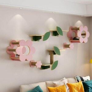 참고 타옵션 고글 등반 선반 고양이 안방 벽선반 사다리 상품 세트 꽃잎 빈티지