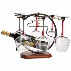 와인잔렉 와인잔 골든 걸이 주방 꽂이 진열 스텐 우드 홈바 와인바 거치대