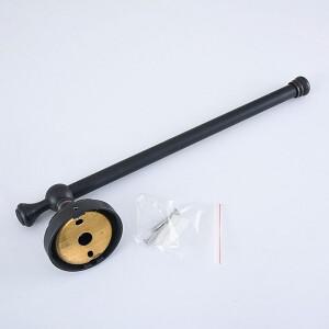 검은 기름 문질러 황동 벽 마운트 수건 반지 홀더 목욕 바 액세서리 Lba460