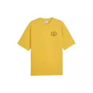 국내매장판 푸마 반팔 X 해리포터 오버사이즈 그래픽 티 옐로우사이즐 630092 34 555086