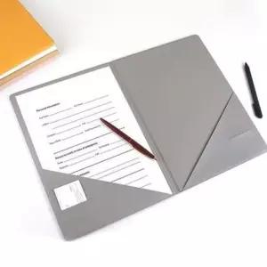 [문구] 가죽 모던 포켓 멀티 파일 1P 문서 서류 홀더 결재판