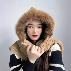 코지데잇후드 머플러 귀달이 겨울후드목도리