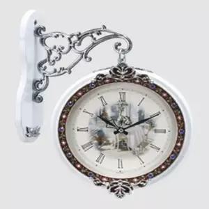 RAM-DA-7-37 TW 양면시계 벽시계 집들이 개업 무소음 벽걸이