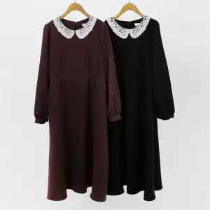 빅사이즈사랑해요 B106L009 르네카라플레어원피스 WB (6116938A)