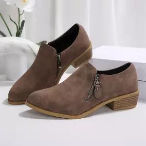 SMK 가보시힐 봄가을 빅사이즈 앵클 하이힐 워킹화 단화 슬림 여사친 JEN3