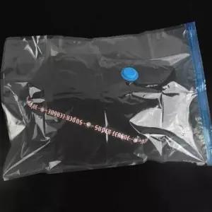 [생활] 진공 압축 백 투명 대형 의류 보관함 이사 이불 정리 팩 지퍼 비닐 봉투