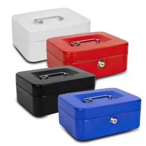 [문구/오피스] 캐시박스 철재 개인 금고 저금통 현금 보관함 가정용 돈통