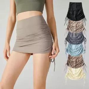 [옷은날개] 트레이닝 셔링 H라인 데일리 스커트 SIS-801