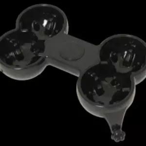 [반려] 샤샤 강아지 밥그릇 물그릇 급체방지 급식기 블랙