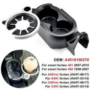 메르세데스-벤츠 스마트 포투 C451 2007 2008-2014 A4518100370 차량 센터 콘솔 음료수 컵 홀더