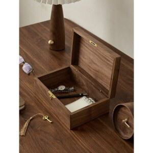 물품보관함 상자 벨벳 예물 엔틱 보관함 편지 무자물쇠 원목 보관 빈티지 수납함 편지보관함