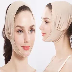 얼굴리프팅 턱선압박 슬림라인 동안 투턱밴드 (5853675A)