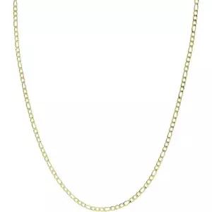 11401615 남자 목걸이 심플 가벼운 캐주얼 남녀용 GLD 피가로 체인 - 18K 3MM 4MM 및 6MM