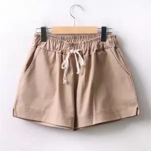 아이우먼 끈리본밴딩면반바지 WW9571M008 빅사이즈 (5846874A)