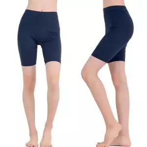 여자 래시가드 수영복 피트니스웨어 4부 반바지 (5724075A)