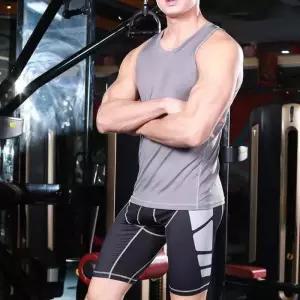 남자 피트니스 스포츠웨어 여름 민소매나시 (5720642A)