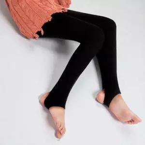 아동 주니어 융털 밍크 기모 레깅스 고리형 겨울레깅스 UWr6+3cMe