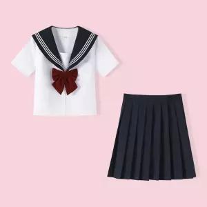 반팔 세라복 세트(네이비) Njx6+6qab