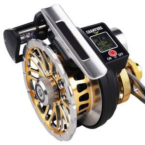 바닷물 수심 배스 부식 LCD 낚시 밀폐 파워핸들 한치 디모원 베이트 우핸 초경량 측정