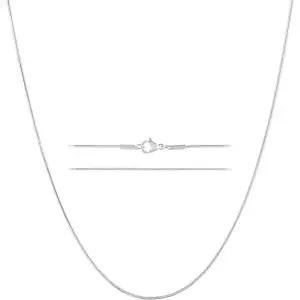 11400583 남자 목걸이 가벼운 심플 캐주얼 KISPER 스털링 실버 스네이크 체인 - 얇고 고급스러운 도금 여성
